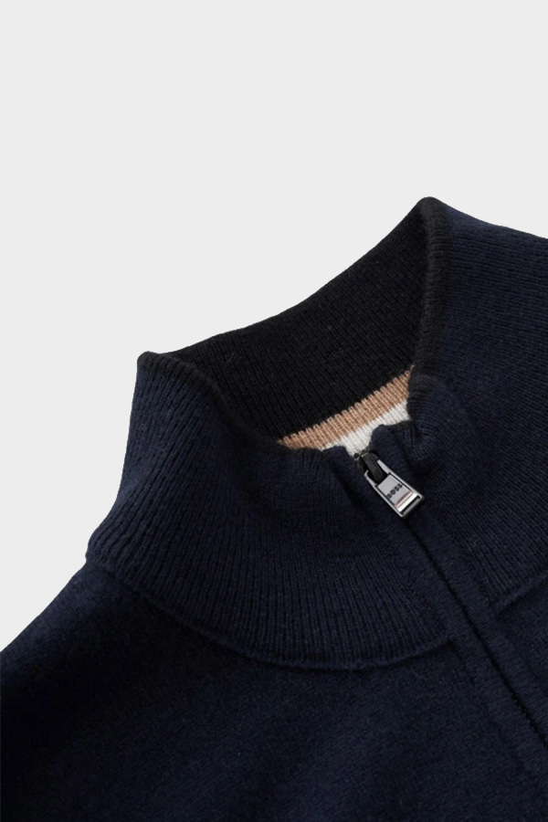 ΠΛΕΚΤH ΜΠΛΟΥΖΑ BOSS - 404 ΜΠΛΕ